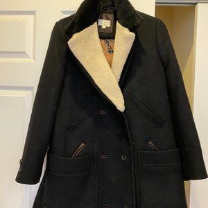 Like New: Billy Reid women's coat w/ shearling